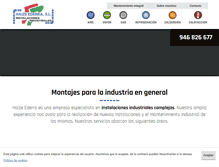 Tablet Screenshot of haizederra.com